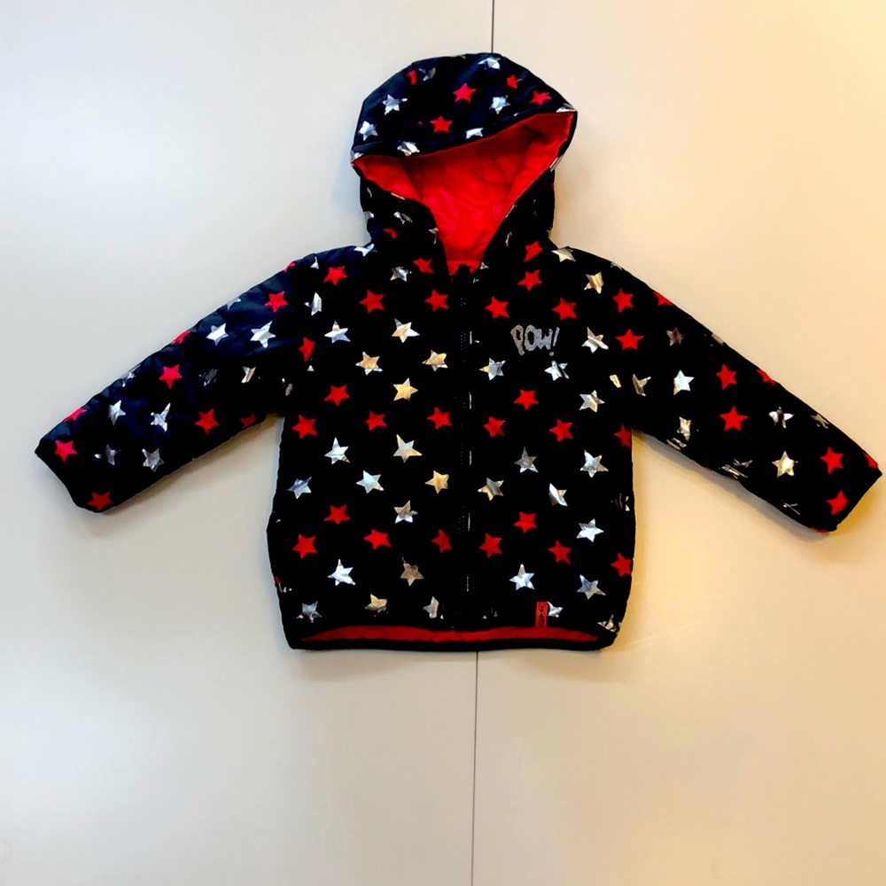 Reversible puff jacket